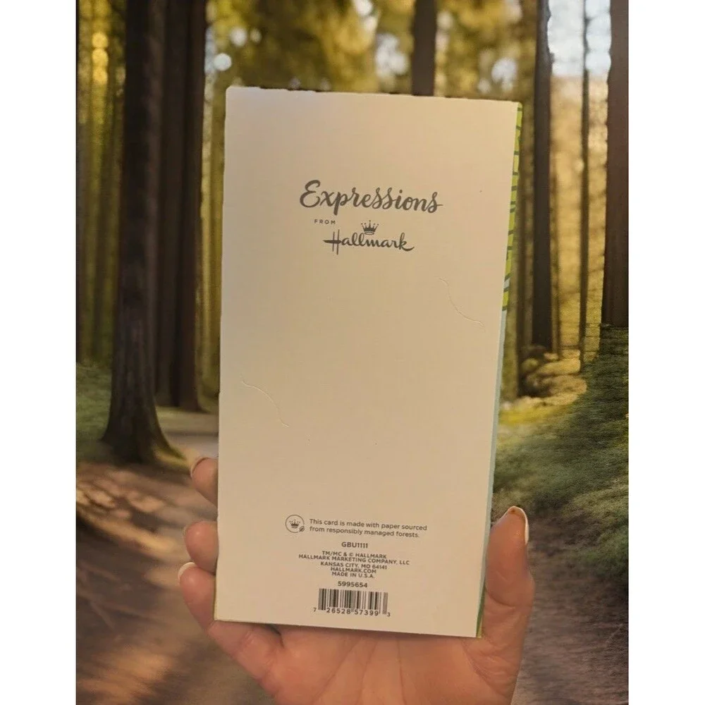 Hallmark Grad Card “Money Doesn’t Grow On Trees It Comes In Cards” Money Holder